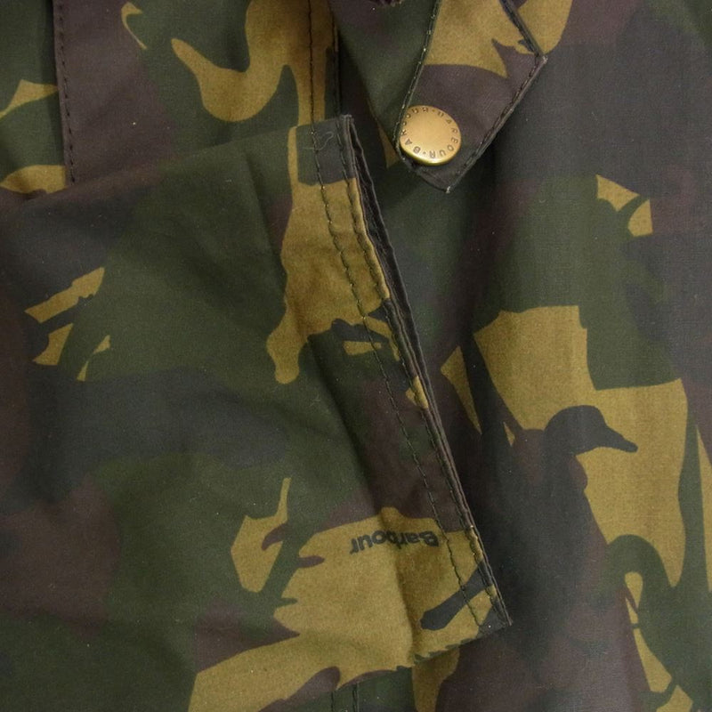 驚きの価格が実現！ Barbour Bourne Camo Waxed Jacket 英国製 極美品