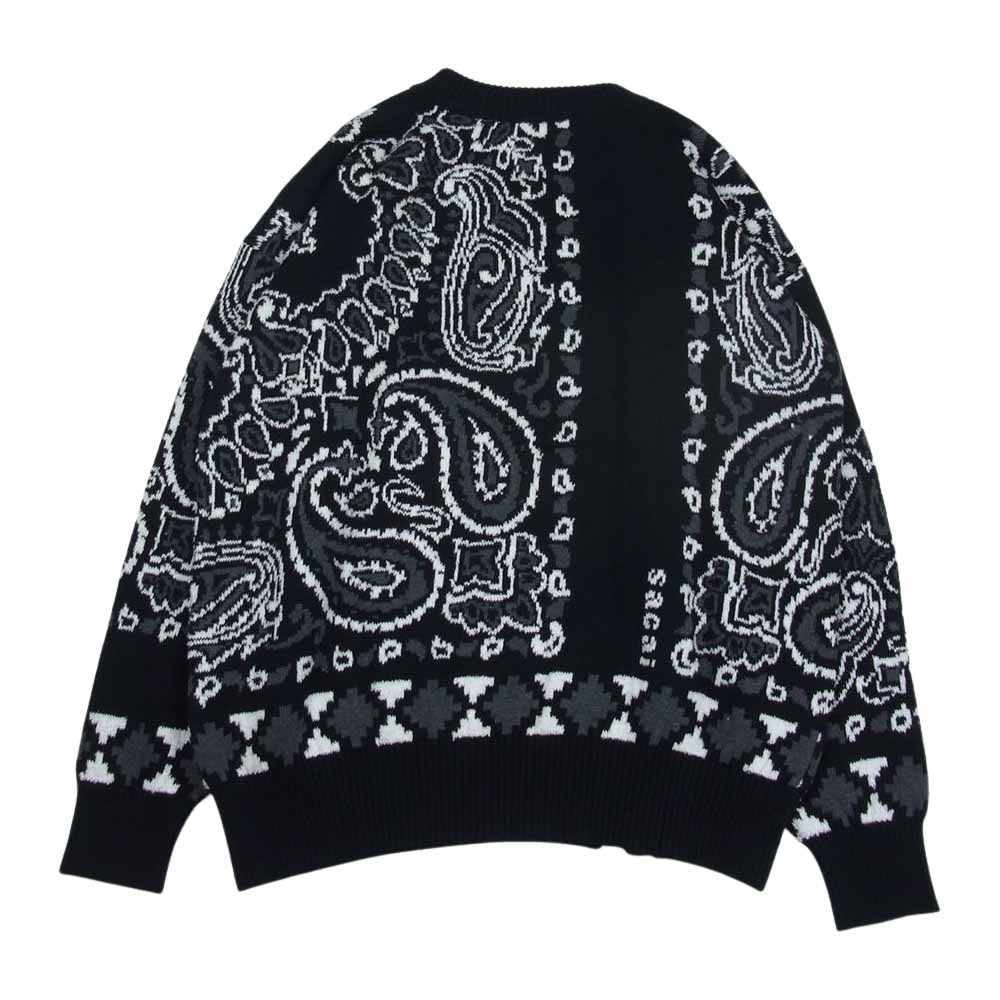 Sacai サカイ 22SS 22-02694M Bandana Knit Blouson バンダナ ジップ