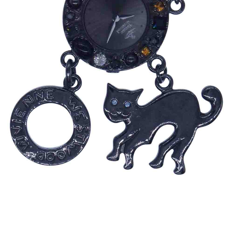 Vivienne Westwood 黒猫 ブレスレットウォッチ | labiela.com