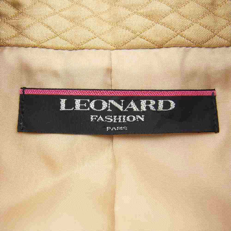 LEONARD FASHION レオナール リネン テーラード ジャケット | LEONARD