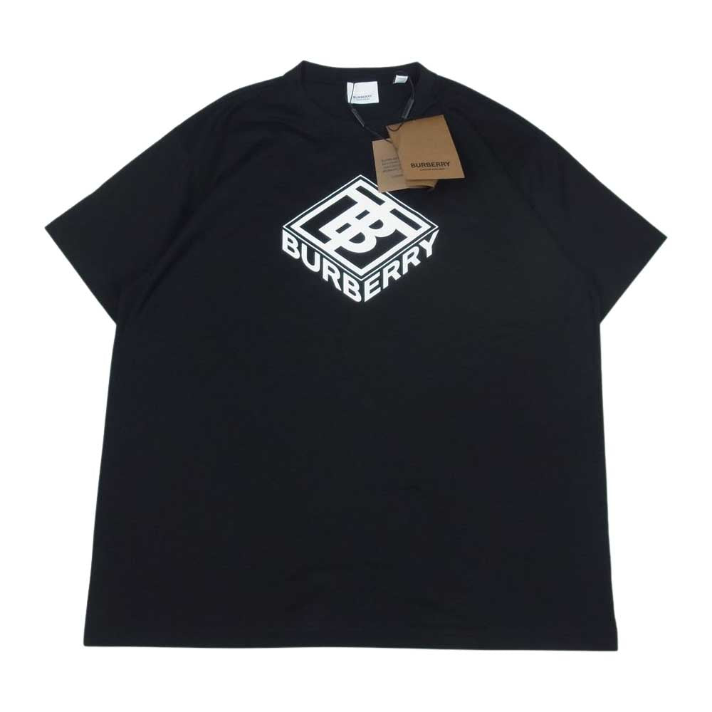 BURBERRY バーバリー 8038543 TB ロゴ Tシャツ半袖 ブラック系 M【極上美品】【中古】