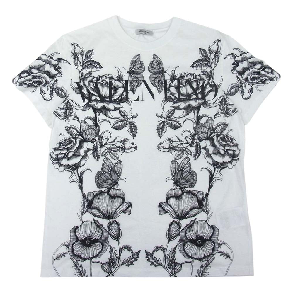 VALENTINO ヴァレンティノ WV3MG10V7LL Floral Logo Tee フローラル 総