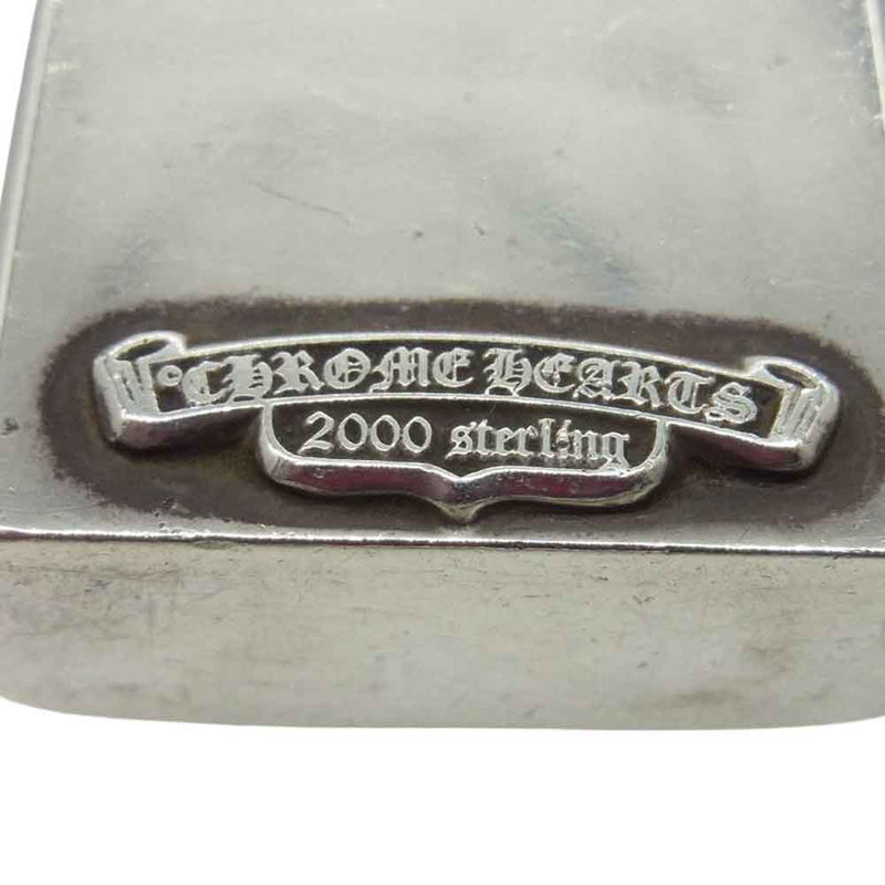 CHROME HEARTS クロムハーツ（原本無） ZIPPO V3 NYC 限定 スモールCHクロス ジッポ ライター シルバー系【中古】