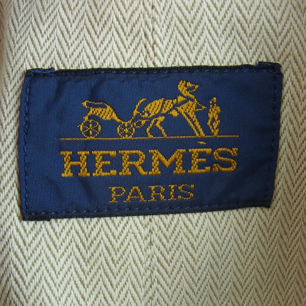 HERMES エルメス キャバリエ ショルダー バッグ コットン フランス製