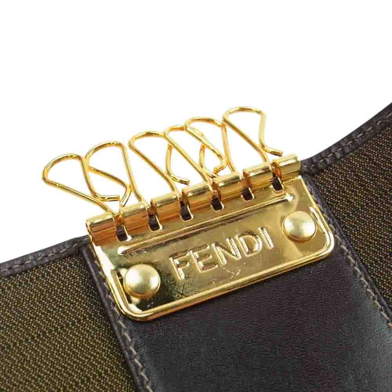 FENDI フェンディ ズッカ キーケース 6連