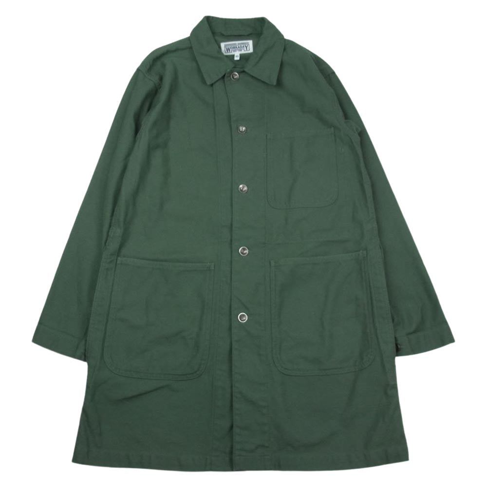 Engineered Garments エンジニアードガーメンツ WORKADAY ワーカデイ ショップコート カーキ カーキ系 XS【中古】