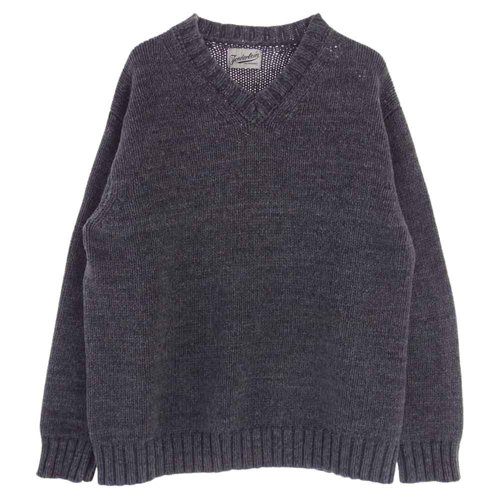 TENDERLOIN V NECK COTTON KNIT テンダーロイン-