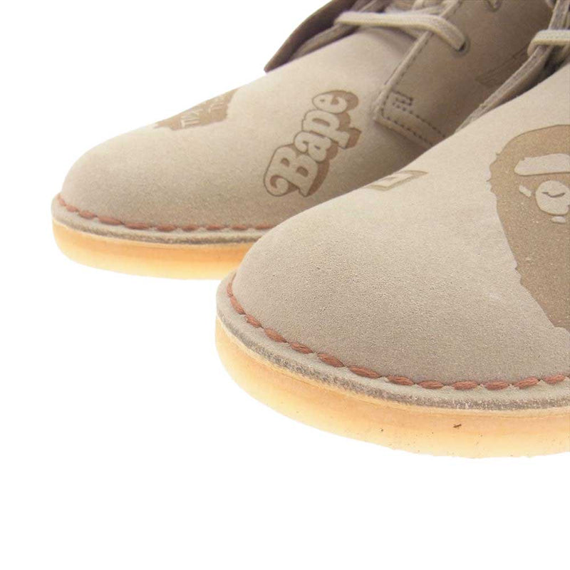 A BATHING APE アベイシングエイプ × Clarks クラークス Desert Boot