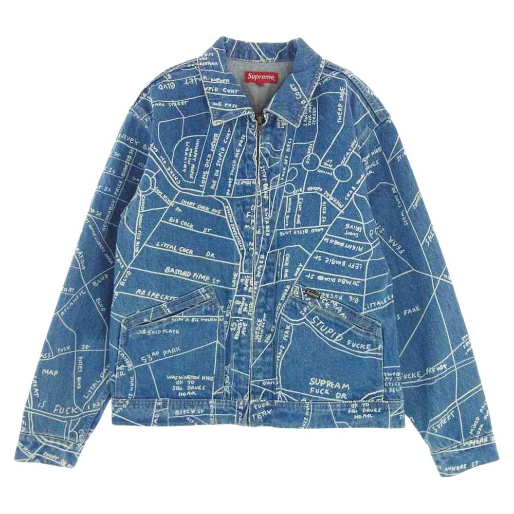 Supreme シュプリーム 19SS Gonz Map Work Jacket ゴンズ マップ