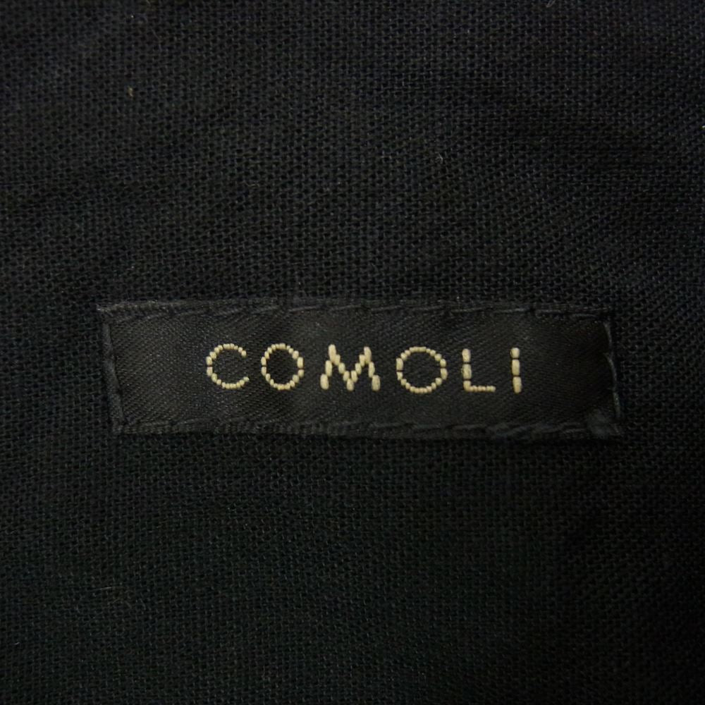 COMOLI コモリ 22SS V01-02017 ベタシャン スキッパー 半袖 シャツ