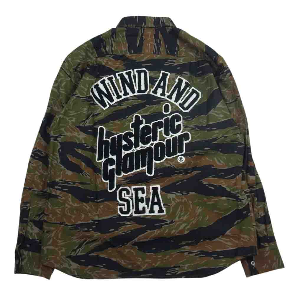 WIND AND SEA×HYSTERIC GLAMOUR カモフラシャツ M | www.innoveering.net