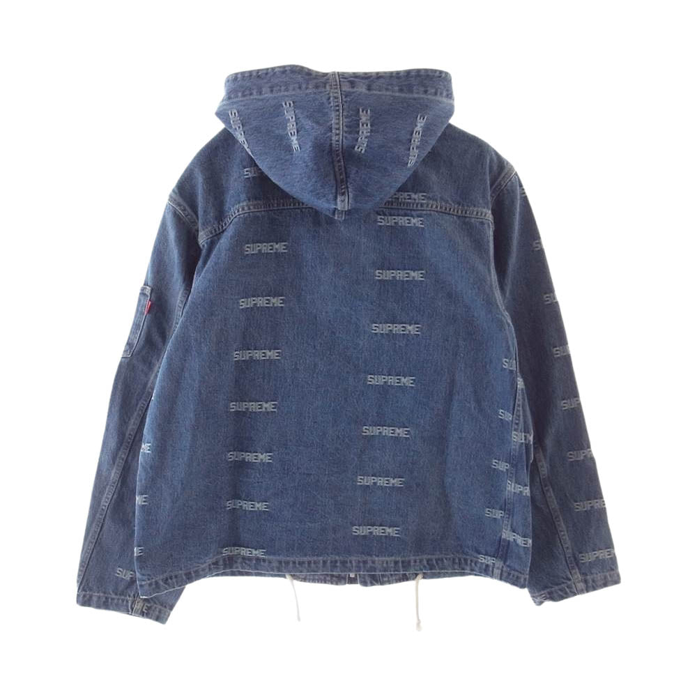 国内発送】 supreme Logo Denim Turnout Jacket シュプリーム