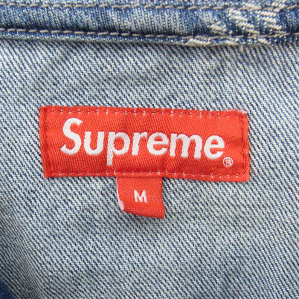 Supreme シュプリーム 19SS Logo Denim Turnout Jacket ロゴ デニム