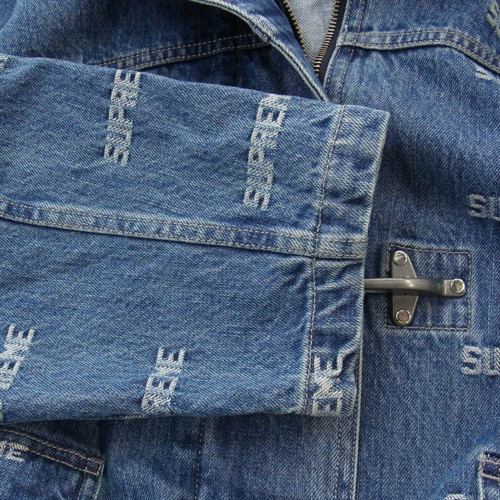 Supreme シュプリーム 19SS Logo Denim Turnout Jacket ロゴ デニム