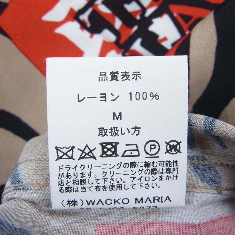 WACKO MARIA ワコマリア BEP-WM-HI01 BLACK EYE PATCH HAWAIIAN S/S