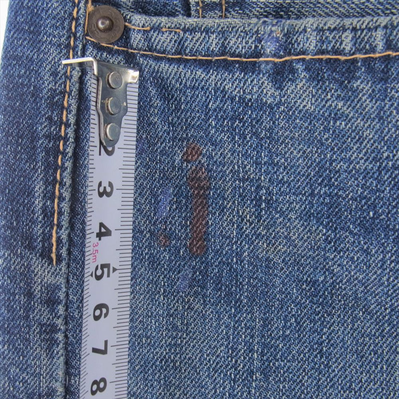 Levi's リーバイス 60s 後期 ヴィンテージ 501 ボタン裏刻印L BigE ウエストシングル デニムパンツ 赤耳 インディゴブルー系【中古】