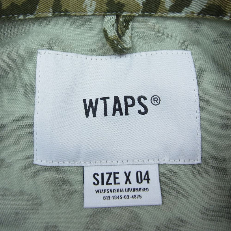 トレンド WTAPS ダブルタップス 21SS 211WVDT-SHM02 JUNGLE 01 LS