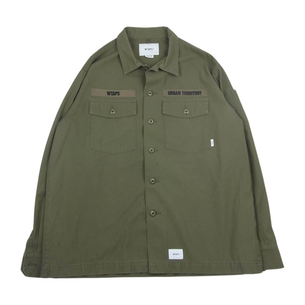 wtaps 2019aw BUDS LS / SHIRT OLIVE DRAB www.krzysztofbialy.com