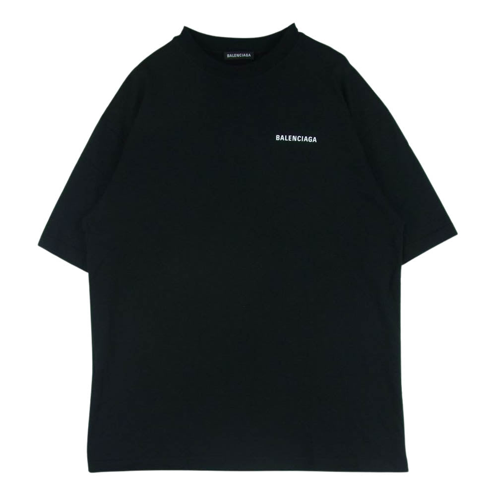 BALENCIAGA バレンシアガ 21SS 612966 TIVG5 UNISEX LOGO T SHIRT TEE