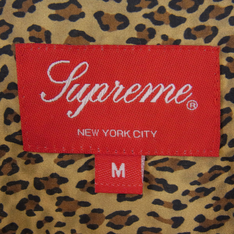 Supreme シュプリーム 22SS Leopard Silk S/S Shirt レオパード柄