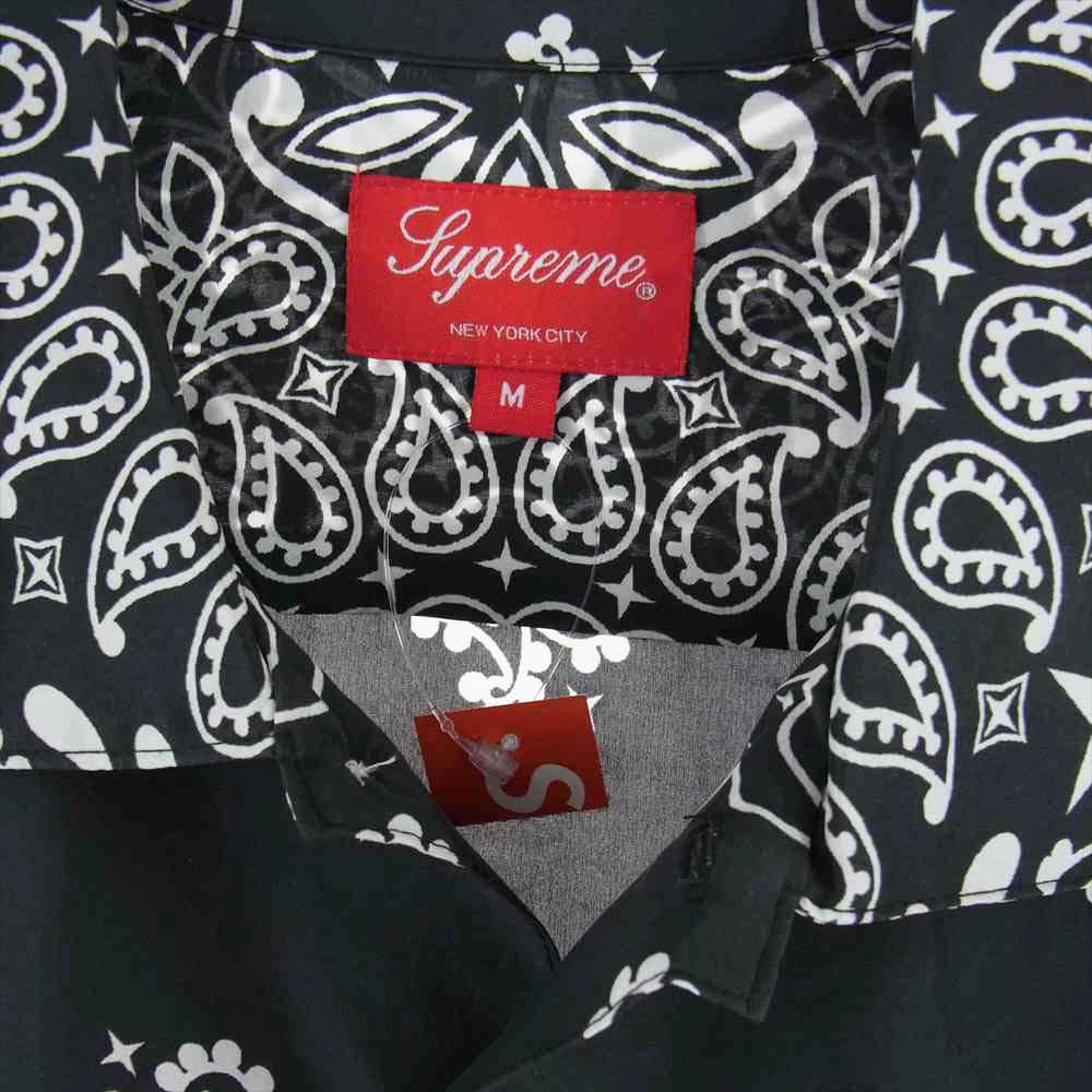 Supreme シュプリーム 21SS Bandana Silk S/S Shirt バンダナ