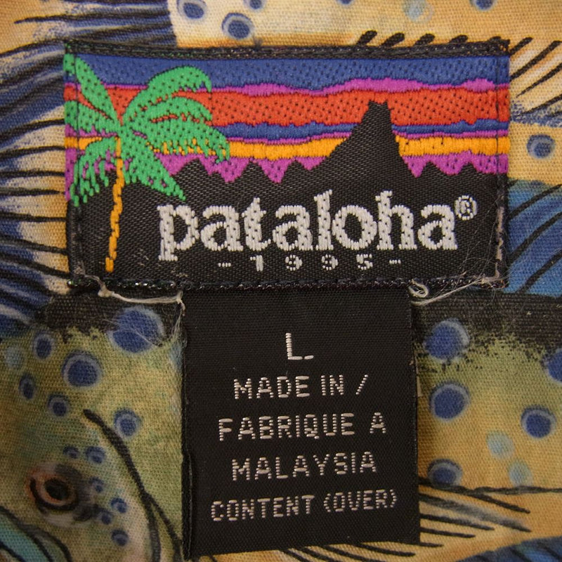 patagonia パタゴニア 90s PATAROHA パタロハ シイラ アロハ 半袖 シャツ マルチカラー系【中古】