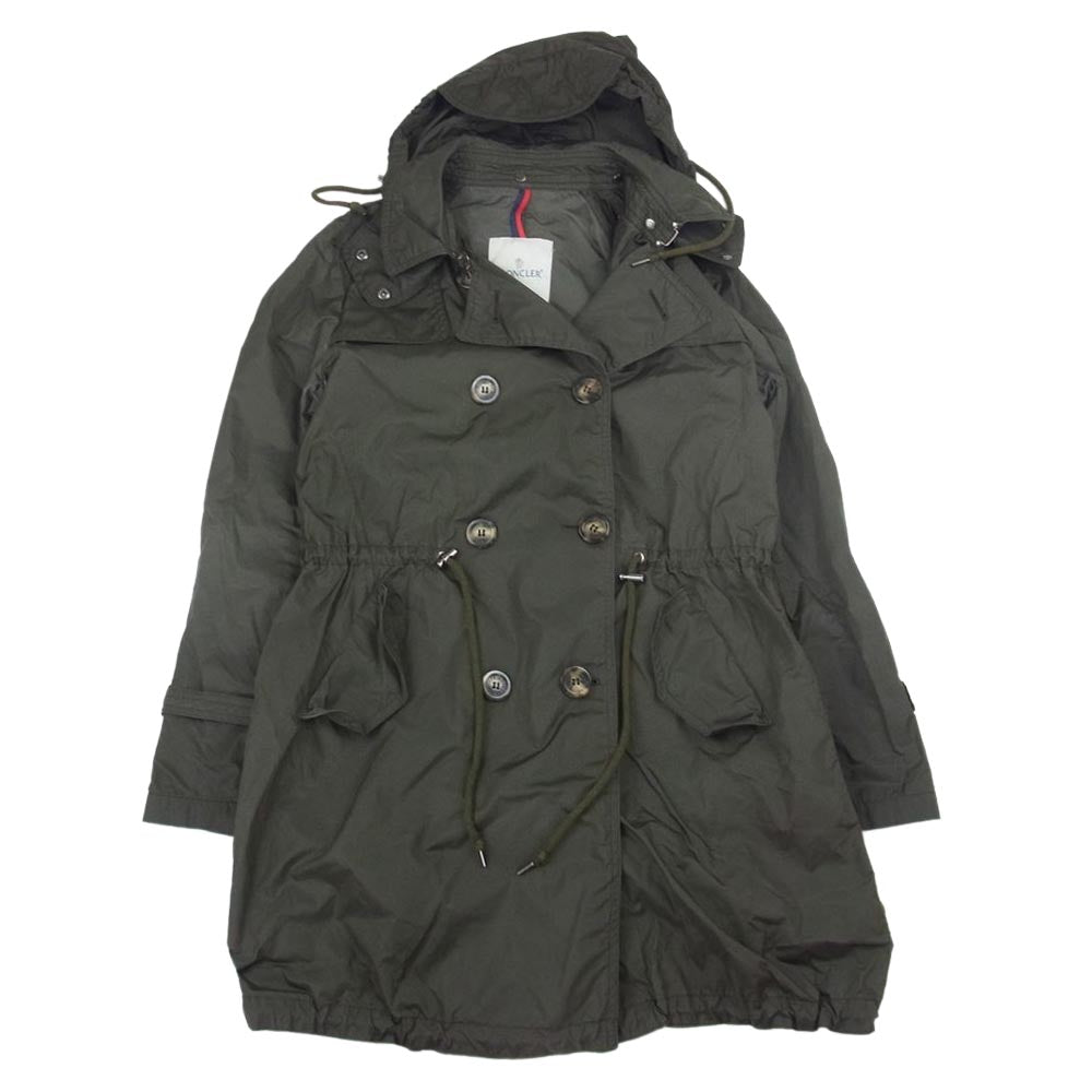 MONCLER モンクレール 110934905505 53106 TARIEC タリーク ナイロン トレンチ コート カーキ系【中古】