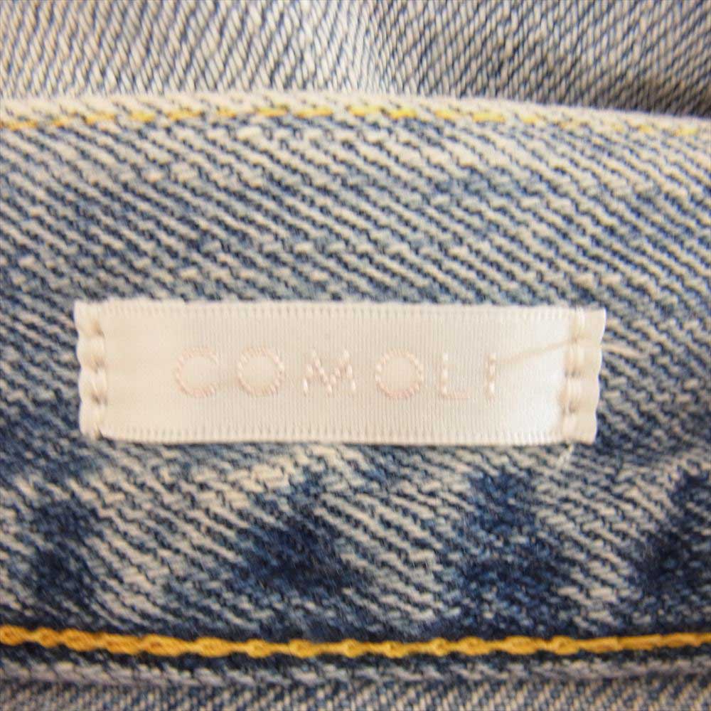 COMOLI コモリ 22AW W03-03004 BLEACH DENIM ブリーチ デニム 5P