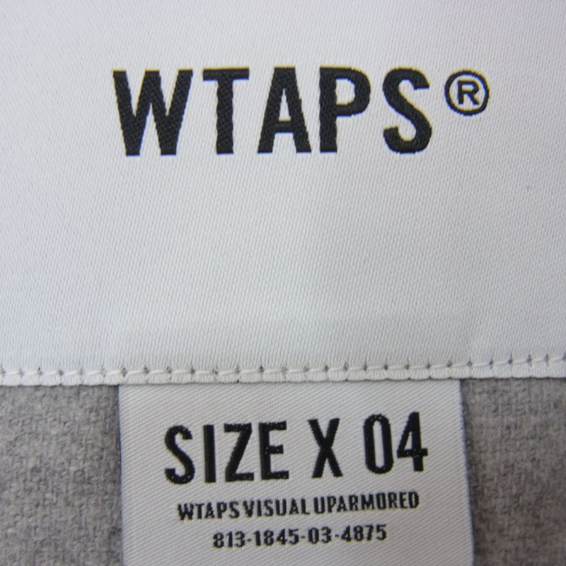 WTAPS ダブルタップス 22SS 221TQDT-SHM06 LEAGUE SS COTTON FLANNEL リーグ ベースボール プ