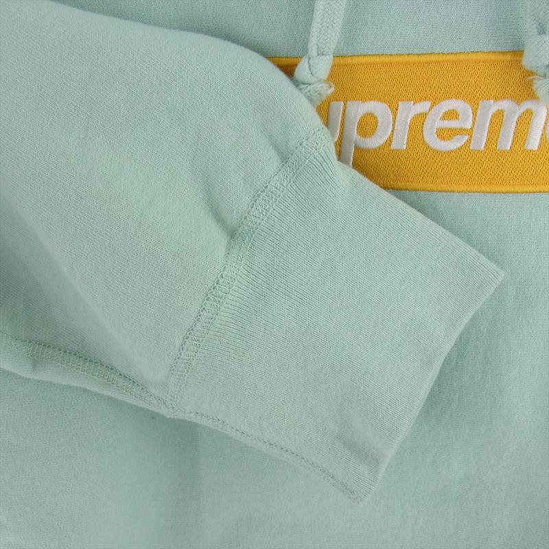 Supreme シュプリーム 17AW Box Logo Hooded Sweatshirt Ice Blue ボックスロゴ スウェット パーカー  ライトブルー系 XL【美品】【中古】