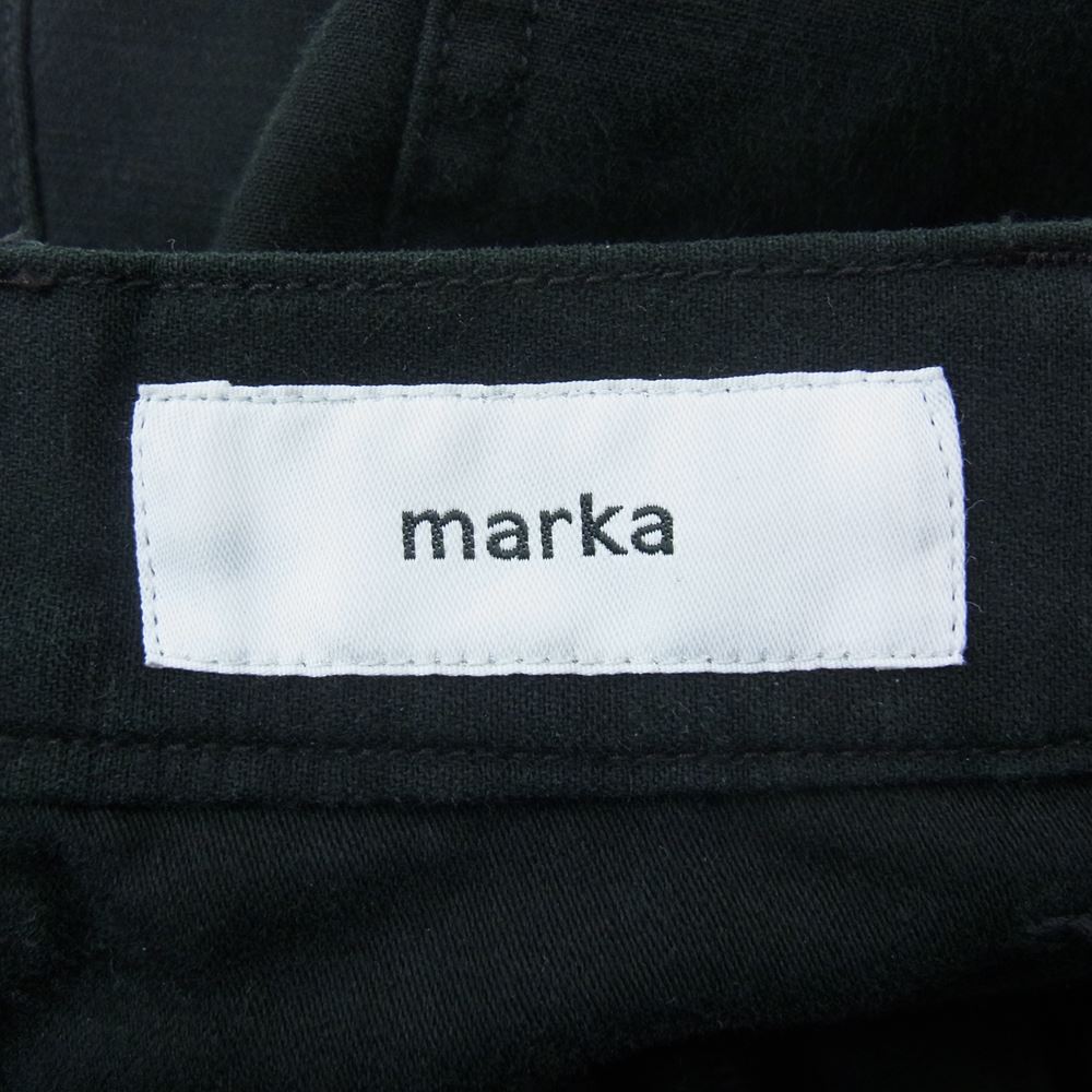 最終価格marka マーカ 23ss ベイカーパンツ ペインテッド ブラック2