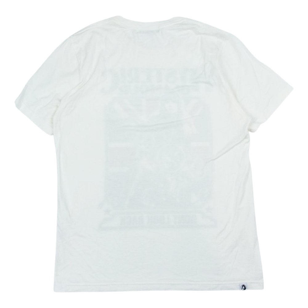 HYSTERIC GLAMOUR ヒステリックグラマー 4CT-5102 Don’t look back ロック 半袖 Tシャツ ホワイト ホワイト系  M【中古】