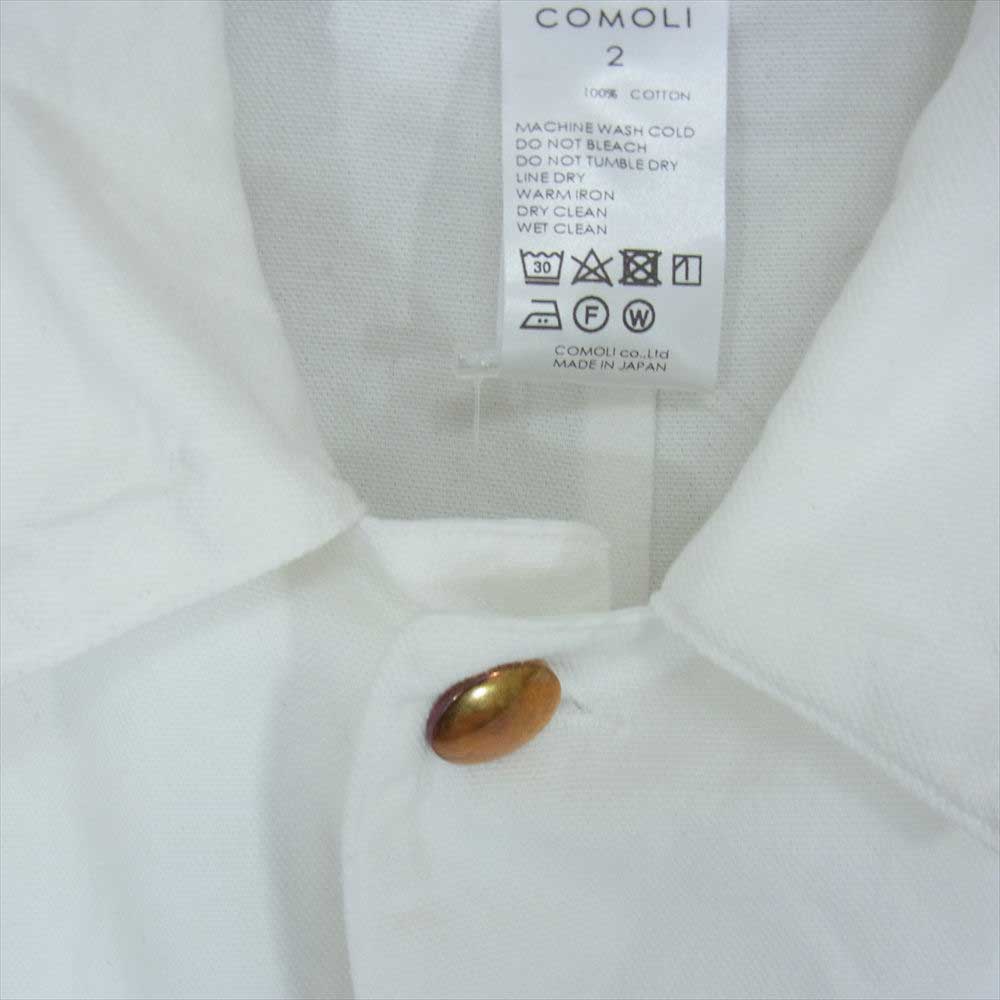 国内最安値！ comoli 17500円 コモリ 22SS comoli ホワイト1938