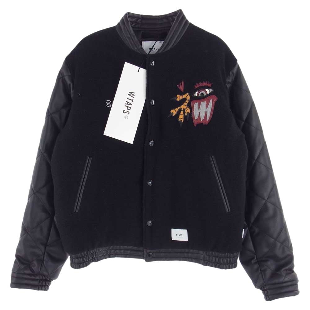 20AW WTAPS CANAL JACKET スタジャン M BLAK | angeloawards.com