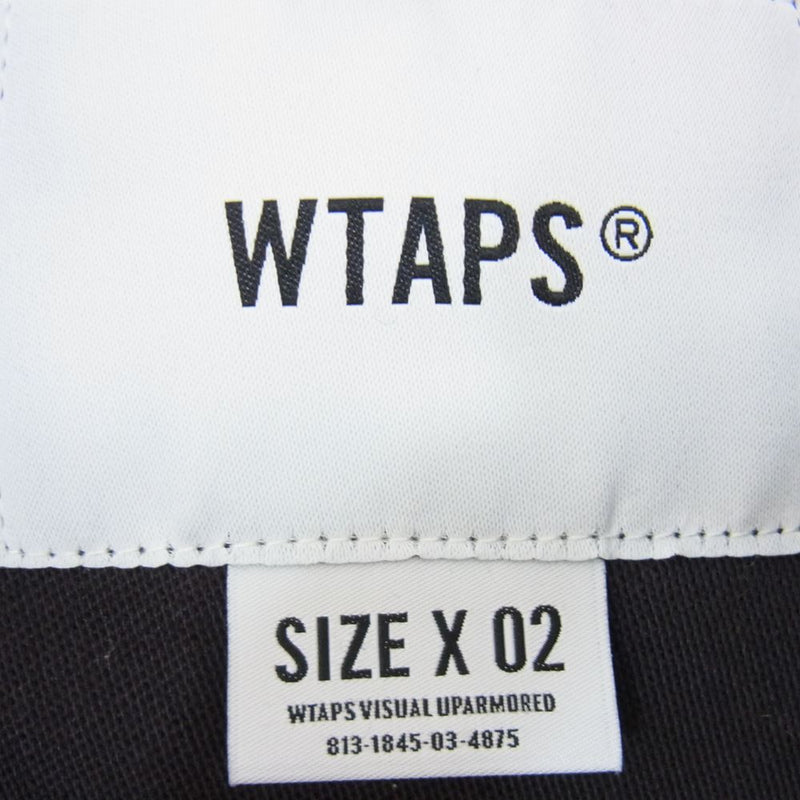 マラソン限定！ポイント5倍 美品 WTAPS BUDS 202BRDT-SHM01 ネイビー