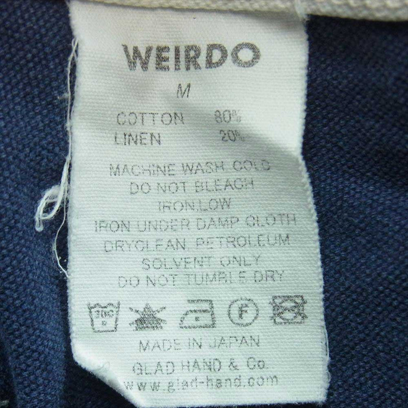 WEIRDO 16SS ツートンカラー オーバーオール sizeS 日本製-