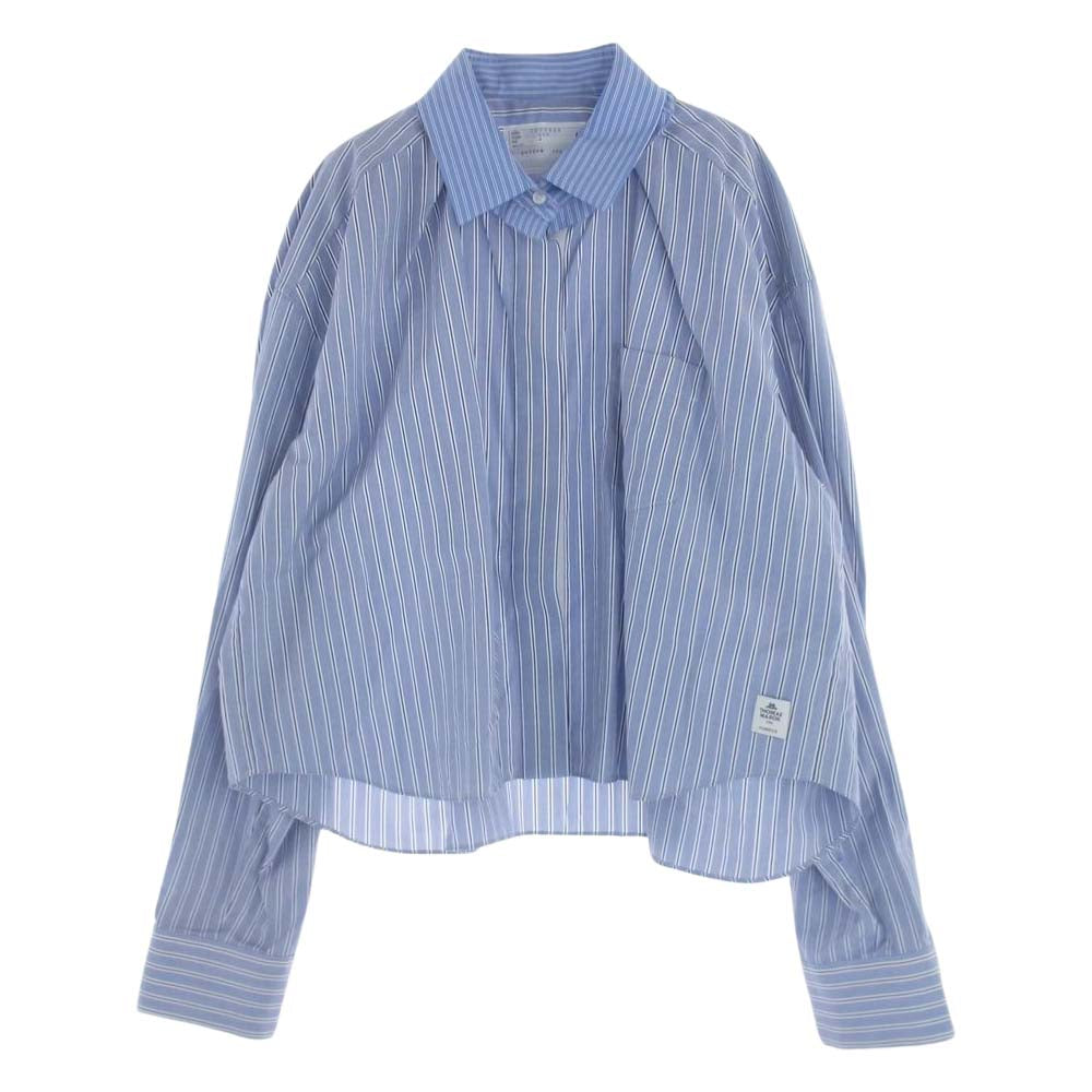 Sacai サカイ 21SS SCM-040 Cotton Oxford Nylon Twill Shirt コットン