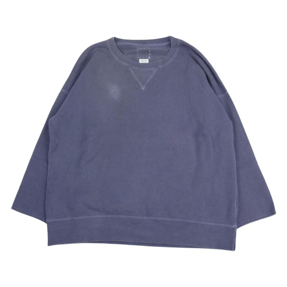 VISVIM ビズビム 22SS 0122105010009 MONDO SWEAT S/L U.D.