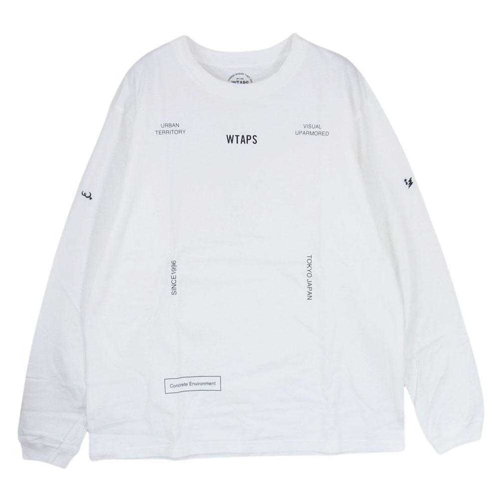 美品 WTAPS クロスボーンシャツ ブラック Mサイズ ベージュ-