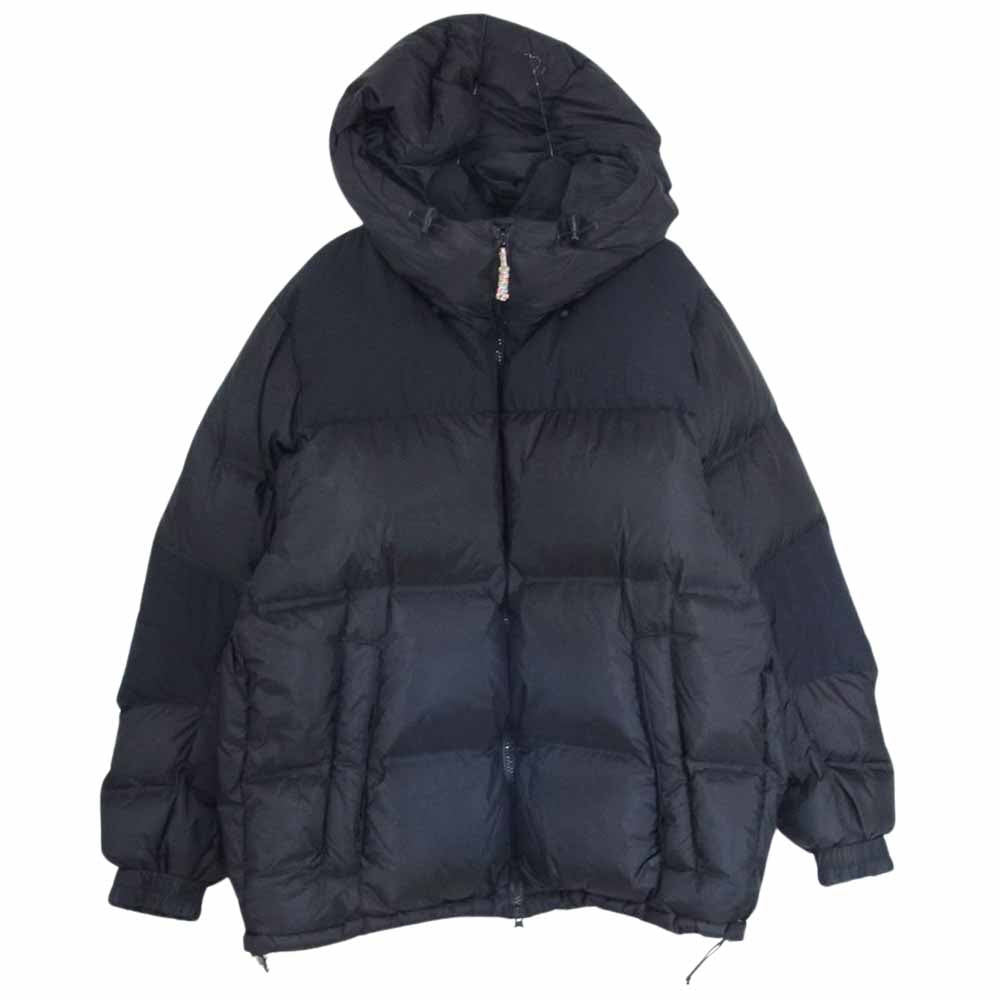 THE NORTH FACE ノースフェイス ダウンジャケット ND92301 ALPINE NUPTSE HD アルパイン ヌプシ フーディー ダウン ジャケット ブラック系 L【極上美品】