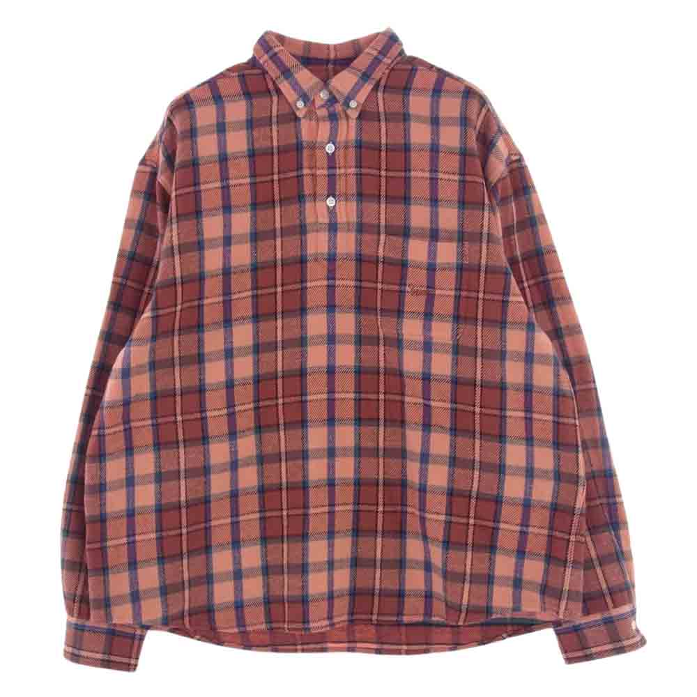 SUPREME シュプリーム 22AW Plaid Flannel Shirt フランネルシャツ チェック柄長袖シャツ ブラウン