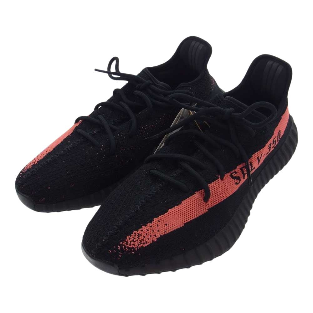 adidas アディダス BY9612 YEEZY Boost 350 V2 Core Black Red