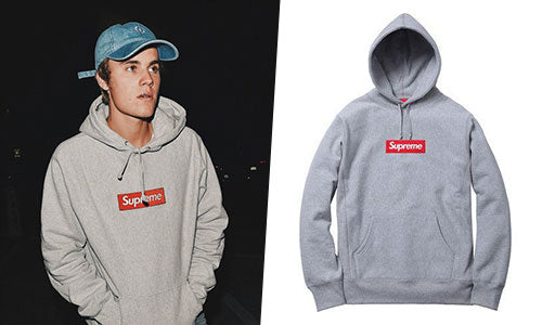 ジャスティン・ビーバー 16AW Box Logo Hooded Sweatshirt Pullover