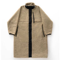 × HYKE 19AW Tec Boa Coat