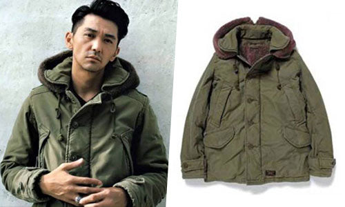 村上淳 B-9 JACKET COTTON SATIN