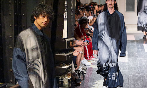 yohji yamamoto ヨウジヤマモト18ss スカルローズ　ロングシャツ