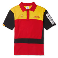 × DHL 18SS Slim-Fit Appliquéd Cotton-Piqué Polo Shirt