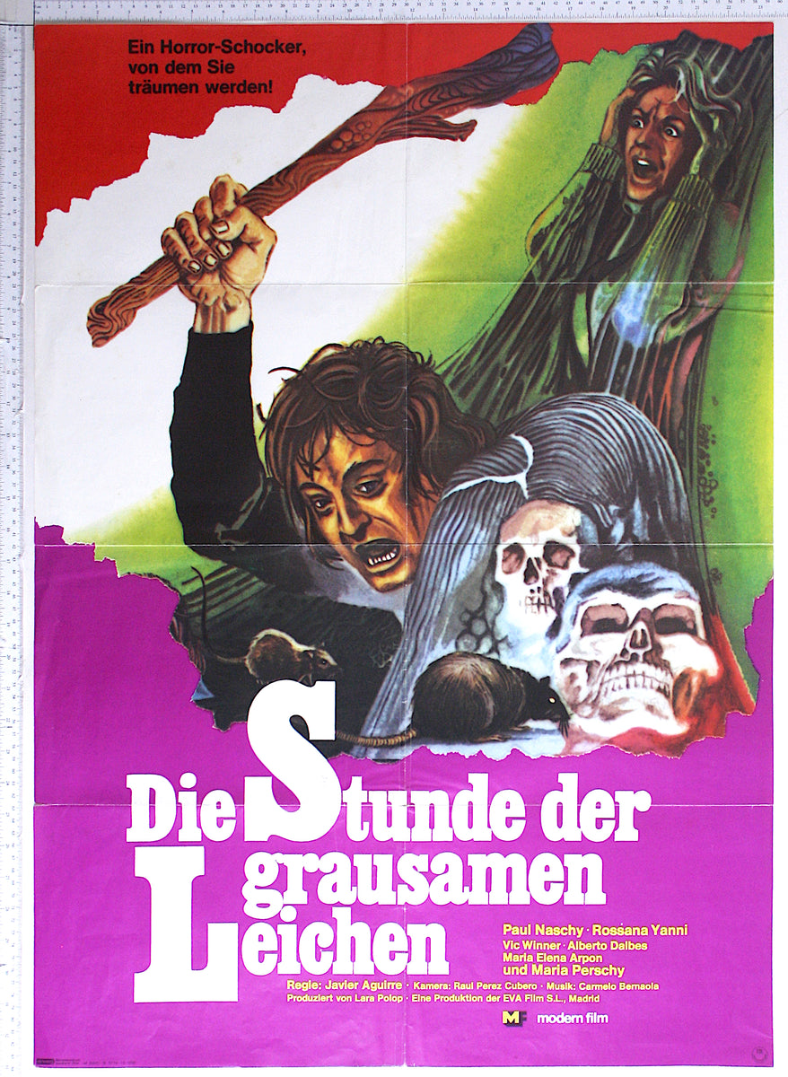 Hunchback of the Morgue (1973) German A1 Poster #New – Horror Poster ...