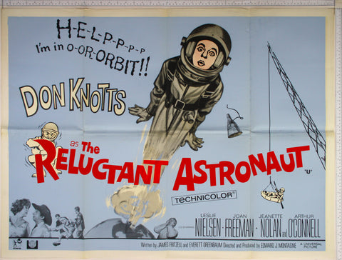 the reluctant astronaut poster