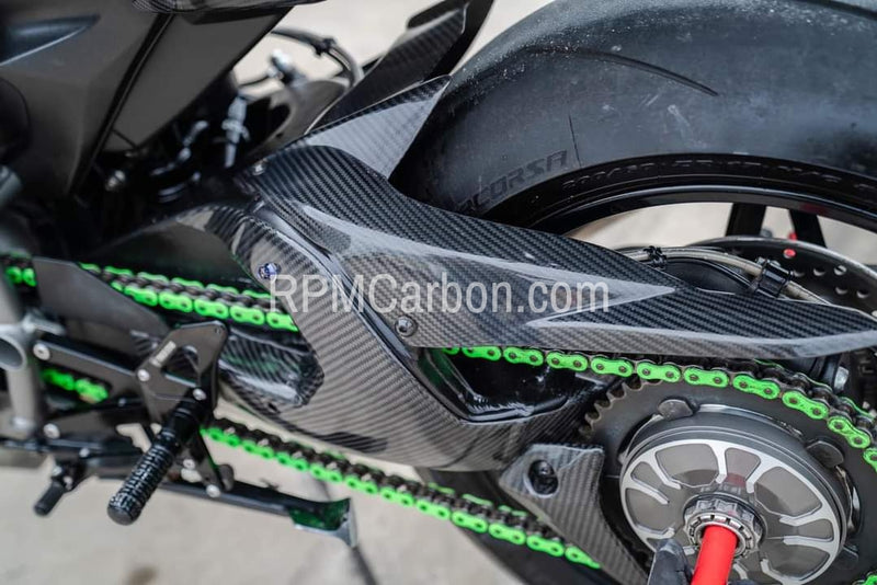 Kawasaki H2 Carbon Fiber Swingarm Covers